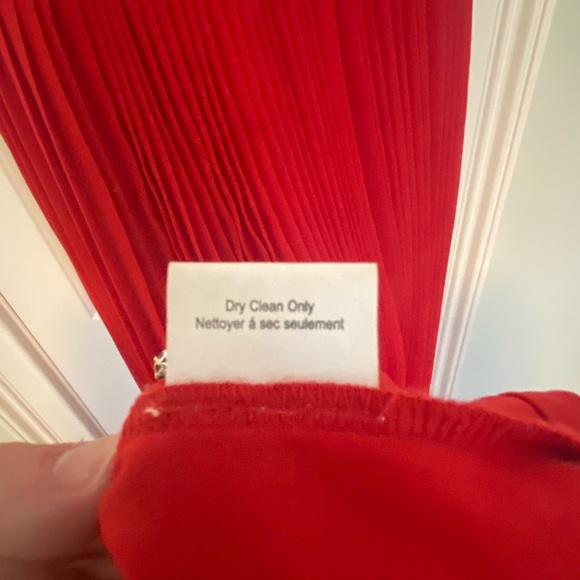 Anthropologie Rina Dhaka Red Maxi Dress Size 4 - Picture 9 of 9